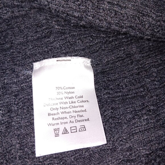 EDDIE BAUER RIBBED BUTTON UP CARDIGAN - Picture 3 of 9